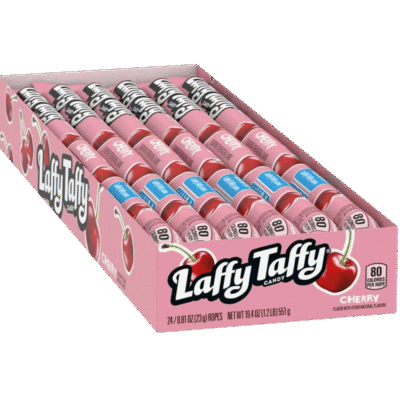 LAFFY TAFFY ROPE CHERRY 24CT